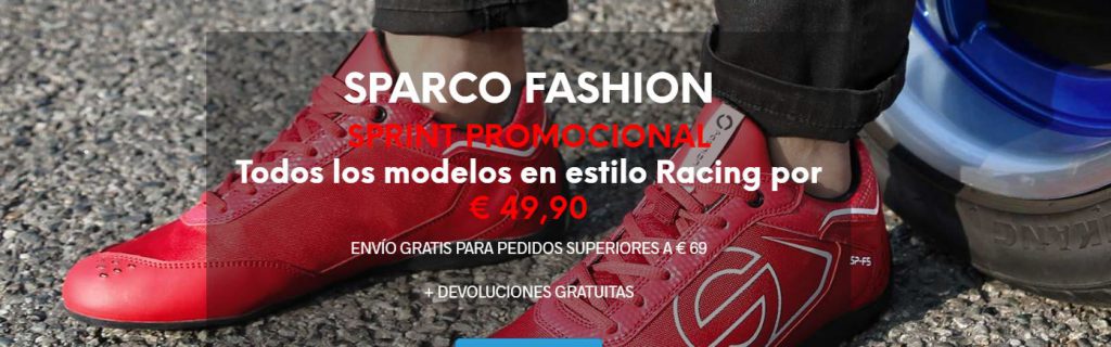 Sparco Fashion, rebajas en los modelos Racing