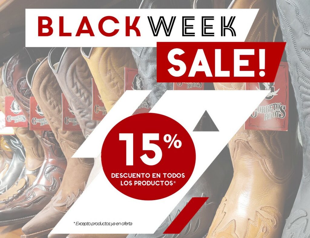 Corbeto's Boots Black Week Sale 2021